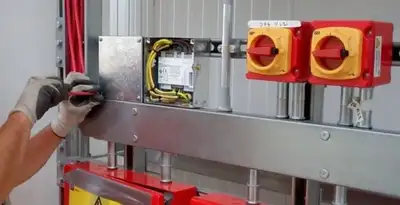 fire alarm installation service with certified electricians wiring fire alarm control equipment in Des Moines, IA